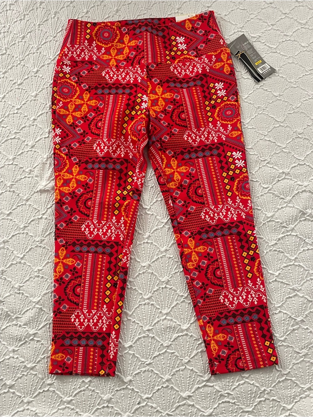 Slim-Station Multi Color Legging Tummy Control Sz M
